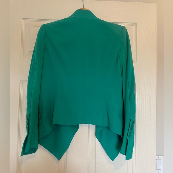 BCBGMaxAzaria Blazer in Teal - size Small - Picture 4 of 4